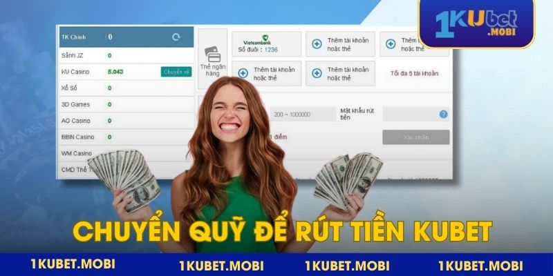 Quy trình chi tiết từng bước rút tiền kubet
