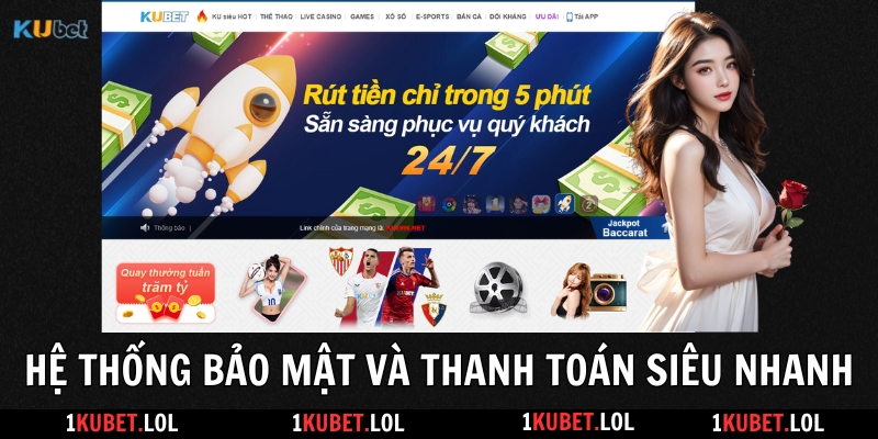 Hệ thống bảo mật và thanh toán siêu nhanh